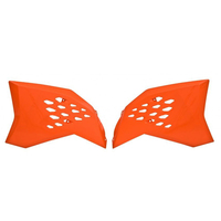 Rtech Radiator Shrouds for KTM 250 SX 2007-2010 Orange 