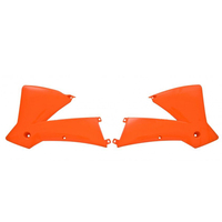 Rtech Radiator Shrouds for KTM 85 SX 2006-2012 OE Orange 