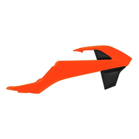 Rtech Radiator Shrouds for KTM 65 SX 2016-2021 OE Orange/Black (2016-2018) 