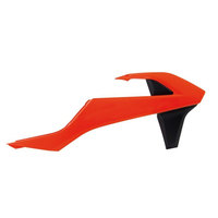 Rtech Radiator Shrouds for KTM 150 SX 2016-2018 OE Orange/Black (2016 & 2018) 