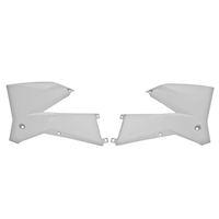 Rtech Radiator Shrouds for KTM 450 EXC 2005-2007 White 