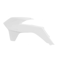 Rtech Radiator Shrouds for KTM 250 EXC 2014-2016 White 