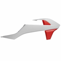 Rtech Radiator Shrouds for KTM 85 SX 2018-2021 OE White/Orange (2019) 
