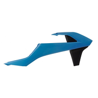 Rtech Radiator Shrouds KTM 450 EXC-F SIX DAYS 2017-2019 Vint Light Blue/Black 