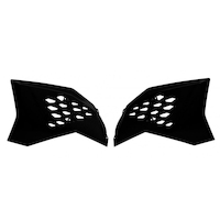 Rtech Radiator Shrouds for KTM 125 SX 2007-2010 OE Black 
