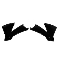 Rtech Radiator Shrouds for KTM 125 EXC 2003-2004 Black 