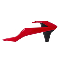 Rtech Radiator Shrouds for KTM 500 EXC-F 2017-2019 Vintage Red/Black 