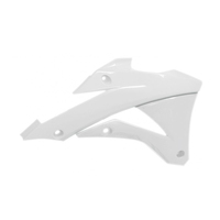 Rtech Radiator Shrouds for Kawasaki KX 100 2014-2021 White 