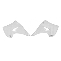 Rtech Radiator Shrouds for Kawasaki KX 250 2003-2008 White 