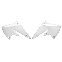 Rtech Radiator Shrouds for Kawasaki KXF 250 2004-2005 White 