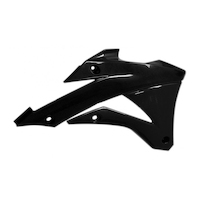 Rtech Radiator Shrouds for Kawasaki KX 100 2014-2021 Black 