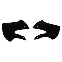 Rtech Radiator Shrouds for Suzuki DRZ 110 2003-2006 Black 