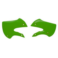 Rtech Radiator Shrouds Kawasaki KLX 110 2002-2009 OE Green (2001-2009/12-2020) 