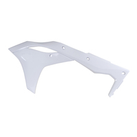 Rtech Radiator Shrouds for Kawasaki KXF 250 2017-2020 White 