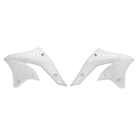 Rtech Radiator Shrouds for Kawasaki KXF 250 2006-2008 White 