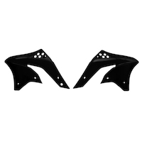 Rtech Radiator Shrouds for Kawasaki KXF 250 2006-2008 Black 