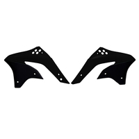 Rtech Radiator Shrouds for Kawasaki KXF 450 2006-2008 Black 