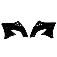 Rtech Radiator Shrouds for Kawasaki KX 450 F Monster Energy 2009 OE Black 