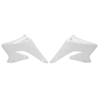 Rtech Radiator Shrouds for Suzuki RMZ 250 2004-2006 White 