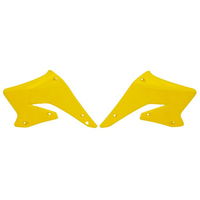 Rtech Radiator Shrouds for Suzuki RMZ 250 2004-2006 OE Yellow 