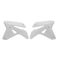 Rtech Radiator Shrouds for Suzuki RMZ 450 2007 White 