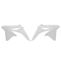 Rtech Radiator Shrouds for Suzuki RMZ 450 2008-2017 White 