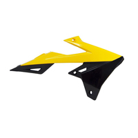 Rtech Radiator Shrouds for Suzuki RMZ 250 2019-2020 OE Yellow/Black 