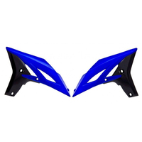 Rtech Radiator Shrouds for Yamaha YZ 250 F 2010-2013 OE Blue/Black (2010) 