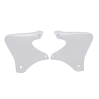 Rtech Radiator Shrouds for Yamaha YZ 250 F 2001-2002 White 