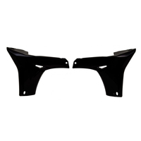 Rtech Radiator Shrouds for Yamaha YZ 450 F 2010-2013 OE Black (2011-2013) 