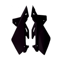 Rtech Side Panels for Husqvarna TE 450-510 2008-2010 Black 