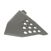 Rtech Vented Left Airbox Side Panel KTM 350 XCF-W 2020 Quantum Grey (SIX DAYS) 
