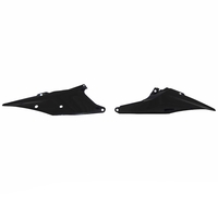 Rtech Side Panels for KTM 250 XC-F 2019-2021 Black 