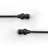 Rizoma Matt Black Light Unit Indicator (Pair) for Yamaha YZF R6 2001-2002 (FR070BM)