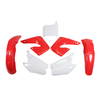 Rtech Plastics Kit for Honda CR 125 2000-2001 Red/White