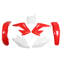 Rtech Plastics Kit for Honda CR 250 2004-2007 Red/White