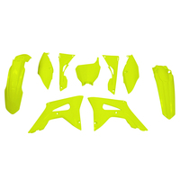 Rtech Plastics Kit for Honda LTD Ed CRF 250 R 2018 w/Airbox Covers Neon Yellow