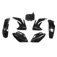 Rtech Plastics Kit for Honda CRF 150 R 2007-2021 Black