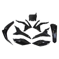 Rtech Plastics Kit for Honda CRF 250 R 2014-2017 w/Airbox Side Cover Black