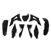 Rtech Plastics Kit for Honda CRF 450 R 2019-2020 w/Airbox Side Cover Black