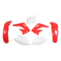 Rtech Plastics Kit for Honda CRF 450 R 2002-2003 Red/White