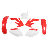 Rtech Plastics Kit for Honda CRF 250 R 2006-2007 Red/White