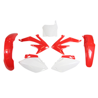 Rtech Plastics Kit for Honda CRF 450 R 2008 Red/White