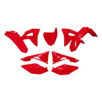 Rtech Plastics Kit for Honda CRF 450 RX 2017-2018 w/Airbox Side Cover Red