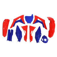 Rtech Plastics Kit for Honda LTD ED CRF 450 R 2019-2020 Red/Blue