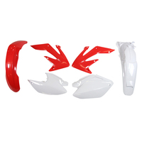 Rtech Plastics Kit for Honda CRF 250 X 2004-2016 Red/Black