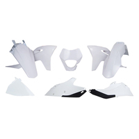 Rtech Plastics Kit for Gas Gas EC 250 2021 w/ H/Light Plas) White