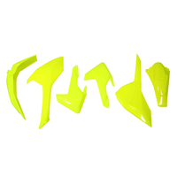Rtech Plastics Kit for Husqvarna LTD ED TE 300 2017-2019 (4 pce Kit) Neon Yellow