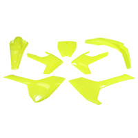 Rtech Plastics Kit for Husqvarna LTD ED FC 450 2016-2018 Neon Yellow