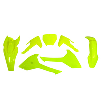 Rtech Plastics Kit for Husqvarna LTD ED TC 65 2017-2021 Neon Yellow